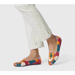 ROTHY'S The Loafer Moroccan Amber size W10 Round Toe Comfortable Multi-Colored